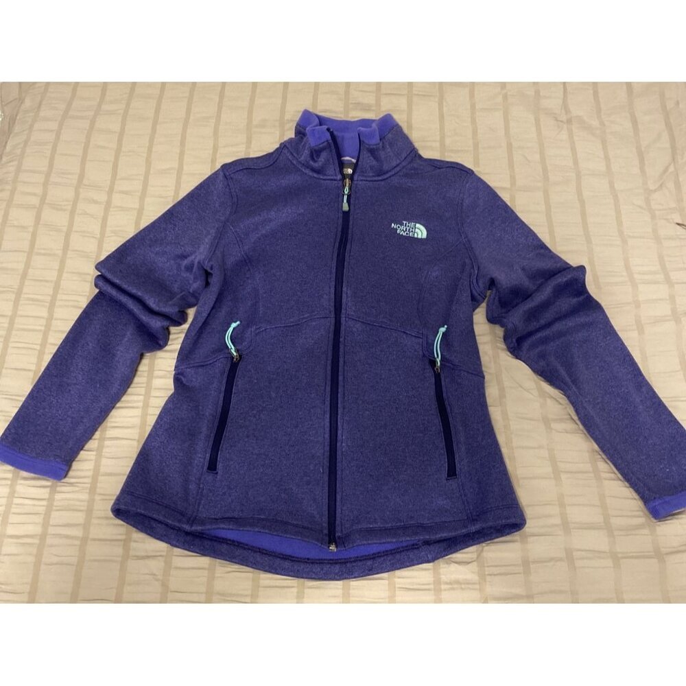 The North Face Womens Fleece Jacket S Purple Zip-Up, Small - Picture 4 of 12